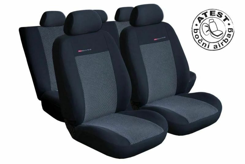 Autopotah SIXTOL Škoda Octavia III, sivá čierna