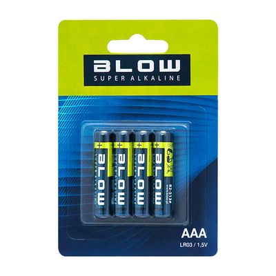 Batéria AAA (LR03) alkalická BLOW Super Alkaline 4ks / blister