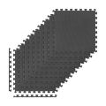 Podložka pod fitness zariadenia REBEL RBA-3153-9 60 x 60 cm, 9 ks