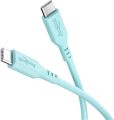 Kábel GOOBAY 77744 USB-C/USB-C 1,5m Turquoise