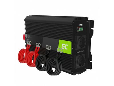 Green Cell INVGC10 automobilový menič napätia PRO 12V to 230V, 2000W/4000W