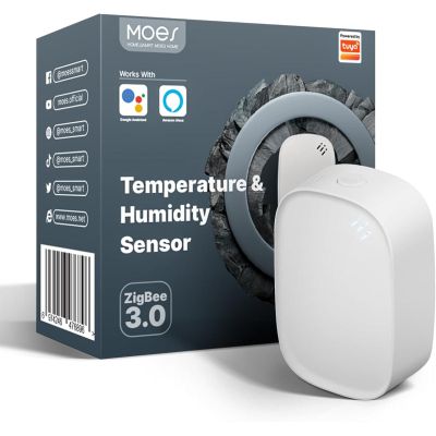 Inteligentný senzor teploty a vlhkosti MOES ZSS-S01-TH-C-MS ZigBee Tuya