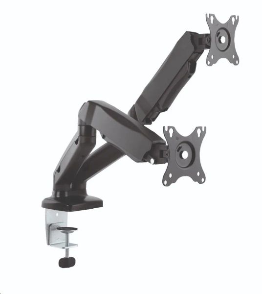 CONNECT IT TwinArm stolový držiak pre 2 monitory; CMF-3207-BK