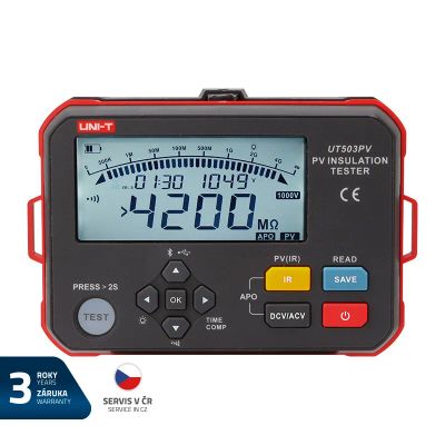 Tester izolačného odporu UNI-T UT503PV