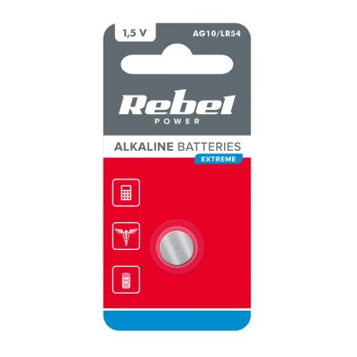 Batéria AG10/LR54 REBEL EXTREME 1ks / blister