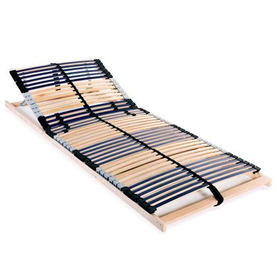 vidaXL Lamelový posteľný rošt so 42 lamelami a 7 zónami 80x200 cm