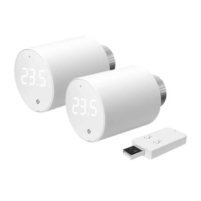 Inteligentná termostatická hlavica SHELLY BLU TRV WiFi, sada 2 ks