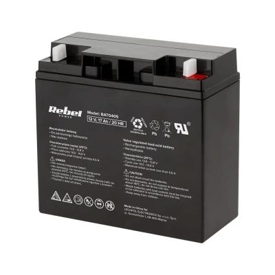 Bateria olovená 12V 17Ah REBEL BAT0405