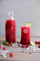 Malina & Limetka 250 ml: ovocie na limonádu