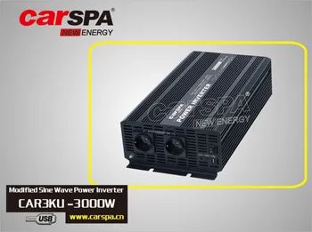 Menič napätia Carspa CAR3KU-24 24V/230V+USB 3000W, modifikovaný sínus