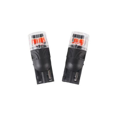 Autožiarovka LED T10 12V CARCLEVER 4LED 2835SMD červená