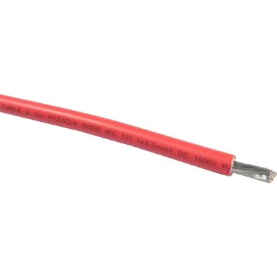 Solárny kábel 6mm2, červený