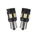 Autožiarovka LED BA15S 12V CARCLEVER 30LED 3020SMD biela 2ks