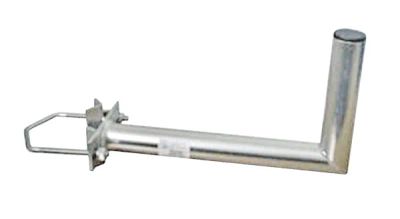 Anténny držiak 35 na stožiar s uholníkom rozteč strmeňa 120mm priemer 42mm