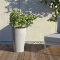 Granisil granitový květináč MONTI 55 cm Biely