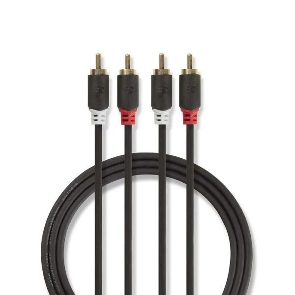 Kábel 2x Cinch konektor/2x Cinch konektor 3m NEDIS CABW24200AT30