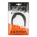 Kábel CABLETECH KPO4013-1.5 Eco-Line USB konektor/USB zdierka 1,5m Black