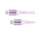 Kábel KRUGER & MATZ KM1269-1P Basic USB-C/USB-C 1m Pink