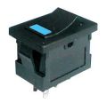 Prepínač kolískový     2pol./4pin  ON-OFF 250V/3A LED modrý