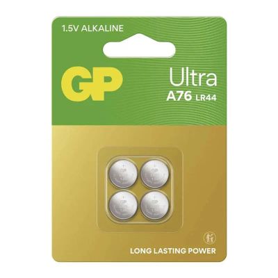 Batéria A76U (LR44) GP Ultra alkalická 4ks