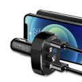 XO vysielač FM BCC02 Bluetooth MP3 autonabíjačka 15W čierna