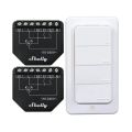Sada 2 ovládačov žalúzií/záclon SHELLY Shutter + 4 tlačidlá BLU RC WiFi