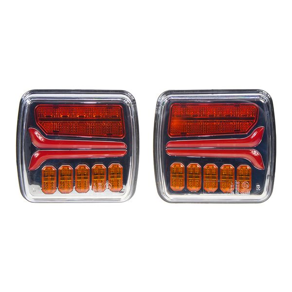 Dynamické blinkre LED CARCLEVER zadné 2 svetlá trl21led