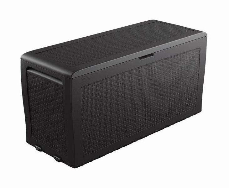 Box záhradný KETER Samoa Rattan Box 270l Graphite