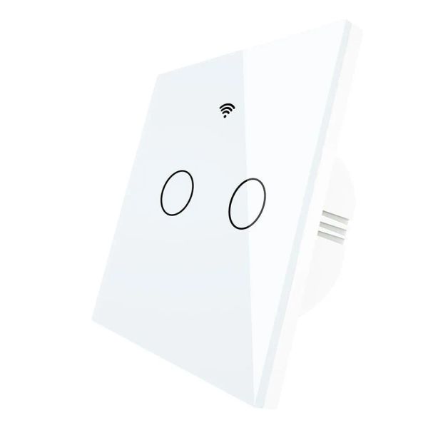 Smart vypínač osvetlenia MOES Light Button Switch WS-EU2 WiFi Tuya