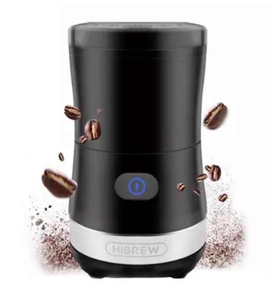 HiBREW BM01T-1 – akumulátorový mlynček na kávu, 70 W, čierny
