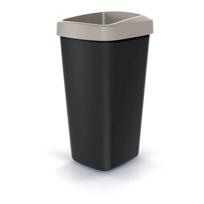 Kôš odpadkový COMPACTA Q DROP svetlo hnedá 25l