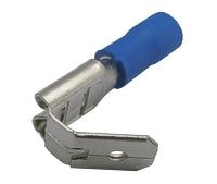 Konektor faston rozvádzač 6.3mm, vodič 1.5-2.5mm modrý