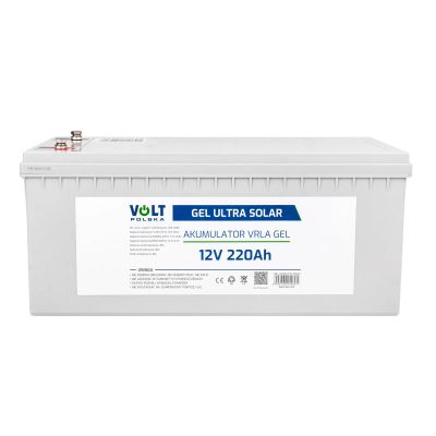 Gélová batéria 12V 220Ah V-PRO ULTRA SOLAR DEEP CYCLE