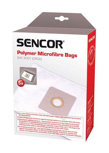 Sáčky do vysávača SENCOR SVC-3001