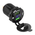 USB nabíjačka Peiying PY-CHR0004 s QC a meračom napätia