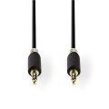 Kábel Jack 3,5mm konektor/Jack 3,5mm konektor 1m NEDIS CABW22000AT10