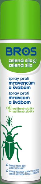 06299 Bros Zelená sila spray proti mravcom a švábom 300 ml