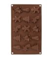 Forma na pečenie vianočných cukroviniek ORION 29x17x1,5cm Hnedá