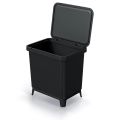 Kôš odpadkový SYSTEMA čierny 29l