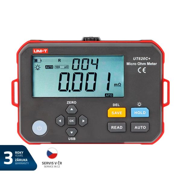 Tester nízkeho odporu UNI-T UT620C+