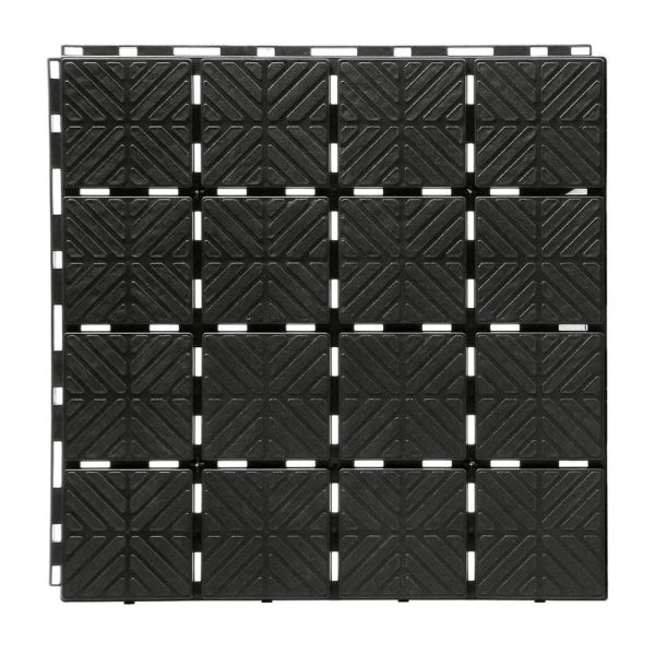 Dlaždice záhradné EASY SQUARE čierna 40x40cm - 1,5m2