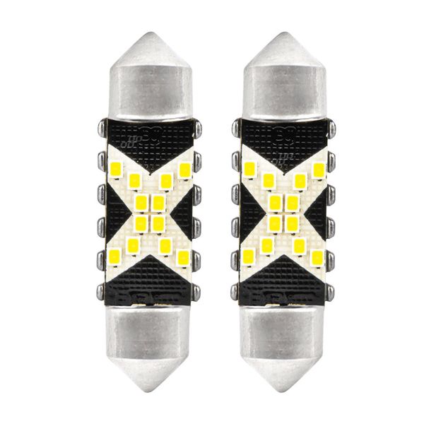 Autožiarovka LED Festoon C5W 12/24V AMIO 04238 biela 2ks