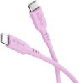 Kábel GOOBAY 77746 USB-C/USB-C 1,5 m Pink