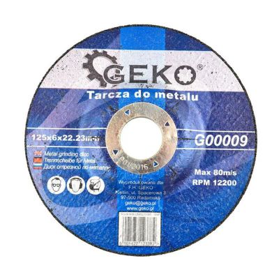 Kotúč na kov brúsny 125mm GEKO G00009