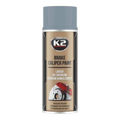 K2 Farba na brzdové strmene 400ml strieborná