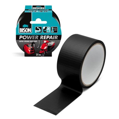 Páska lepiaca BISON Power Repair B12513 čierna 10m