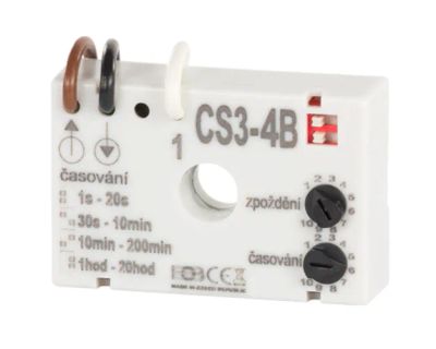 Časový spínač ELEKTROBOCK CS3-4B pre ventilátory s oneskorením bez nulového vodiča