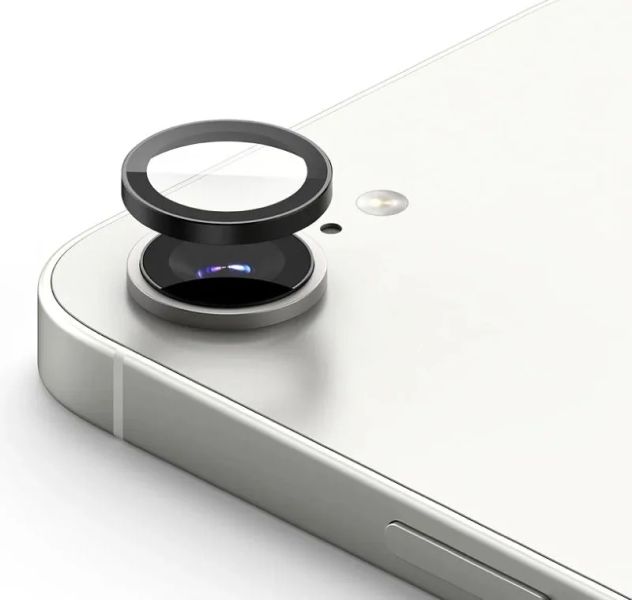 Ochranná fólia na objektív fotoaparátu pre iPhone 16E Black