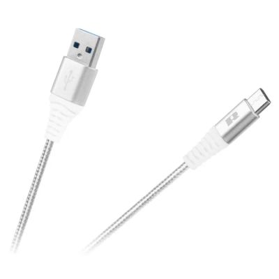 Kábel REBEL RB-6001-100-W USB/USB-C 1m White