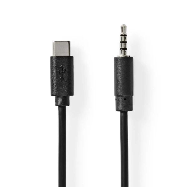 Kábel USB-C - Jack 3,5mm NEDIS CCGB65950BK10